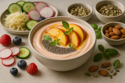Peach Yogurt Chia Bowl
