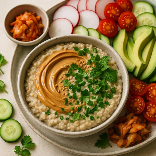 Peanut Butter Flax Oatmeal