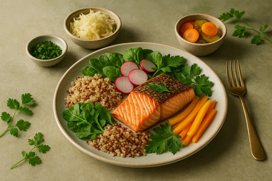 Descubre recetas pescetarianas para apoyar la salud intestinal y la diversidad del microbioma
