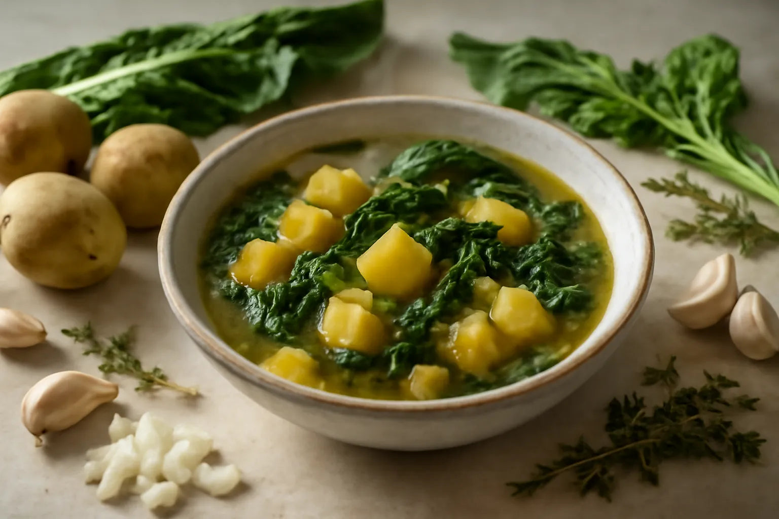 Aardappel- en snijbietstoofpot