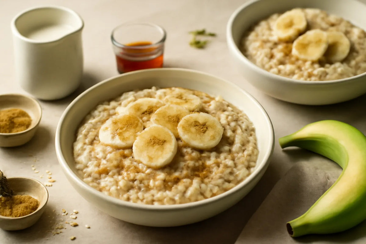 Prebiotic Green Banana Oat Grain Bowl