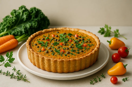 Pumpkin Lentil Savory Tart