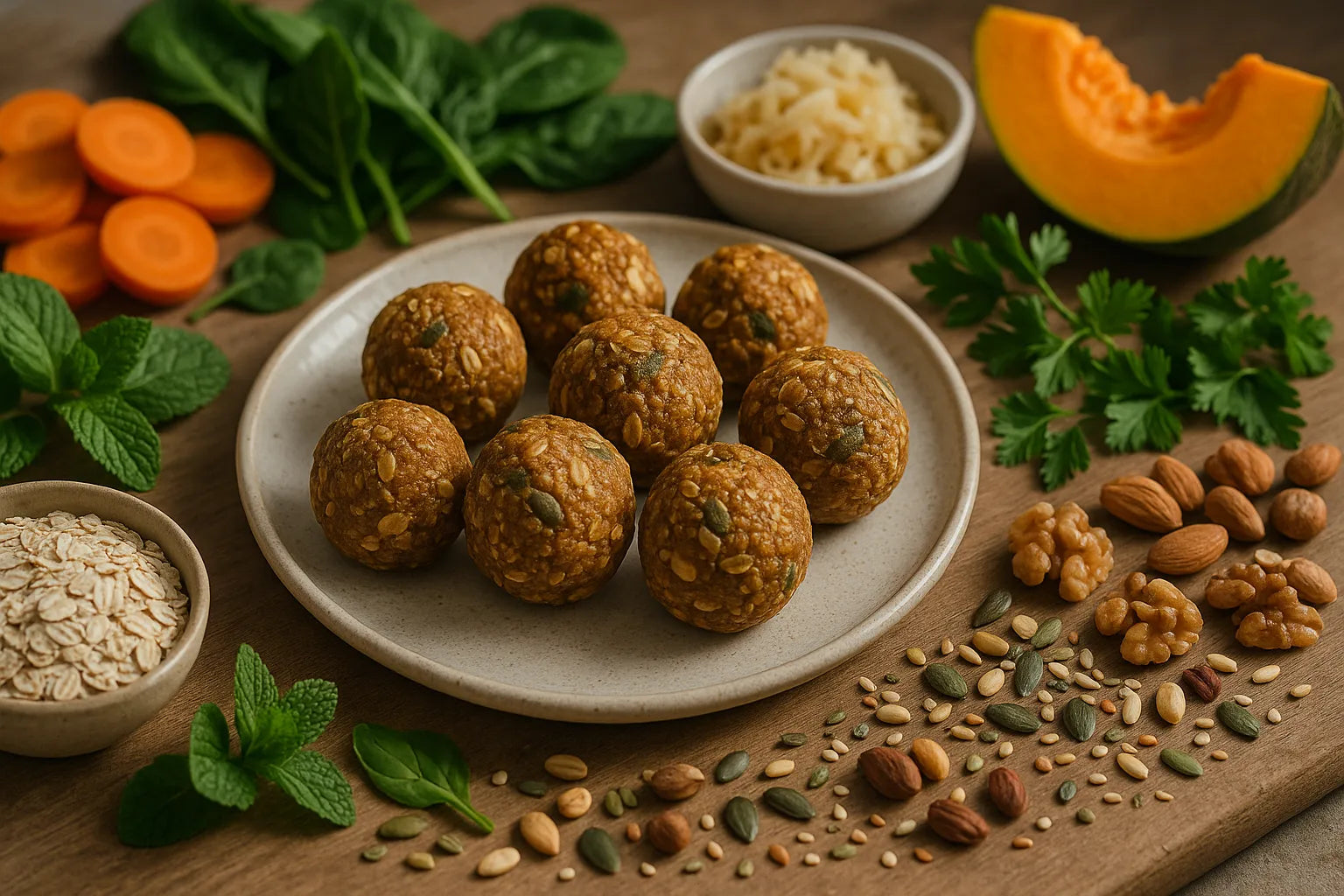 Pumpkin Oat Energy Bites