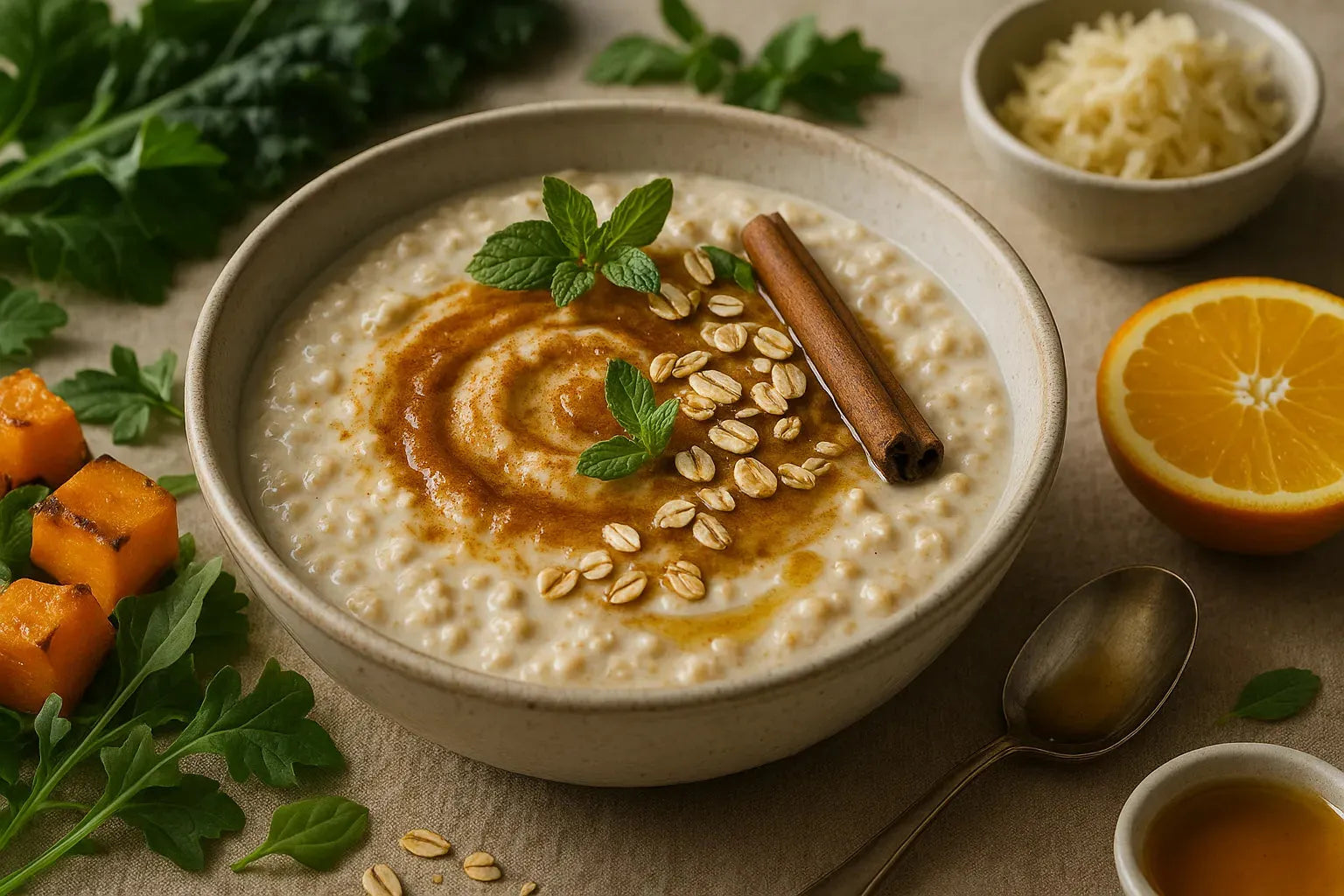 Kefir owsiany z przyprawą dyniową