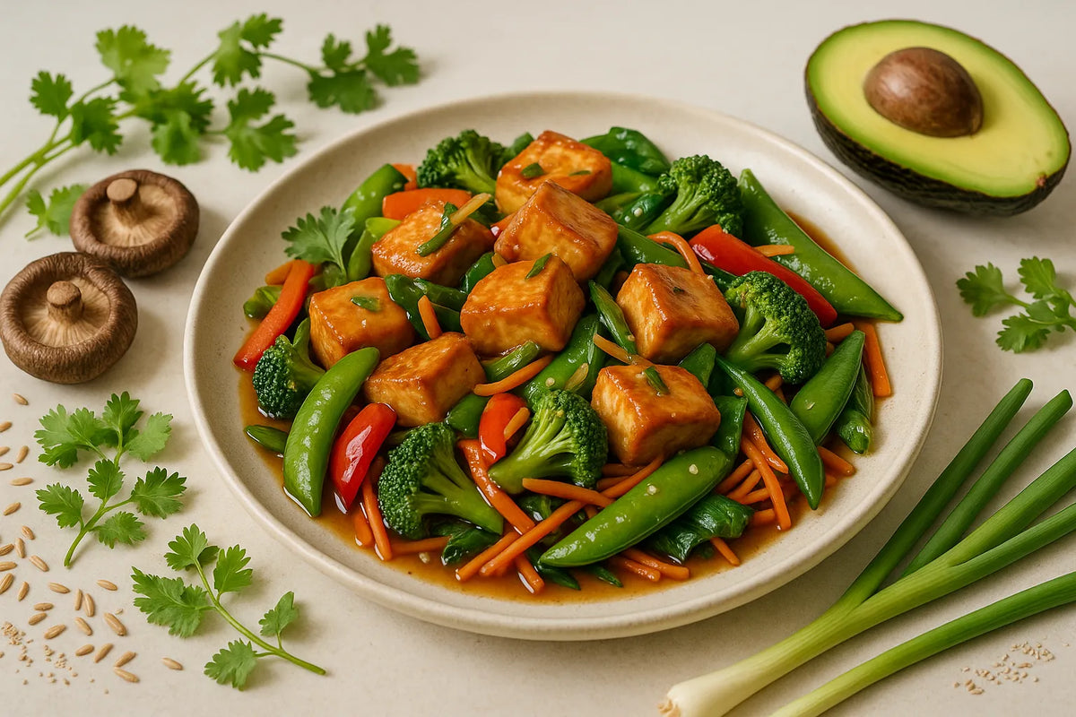 Quick tofu stir-fry