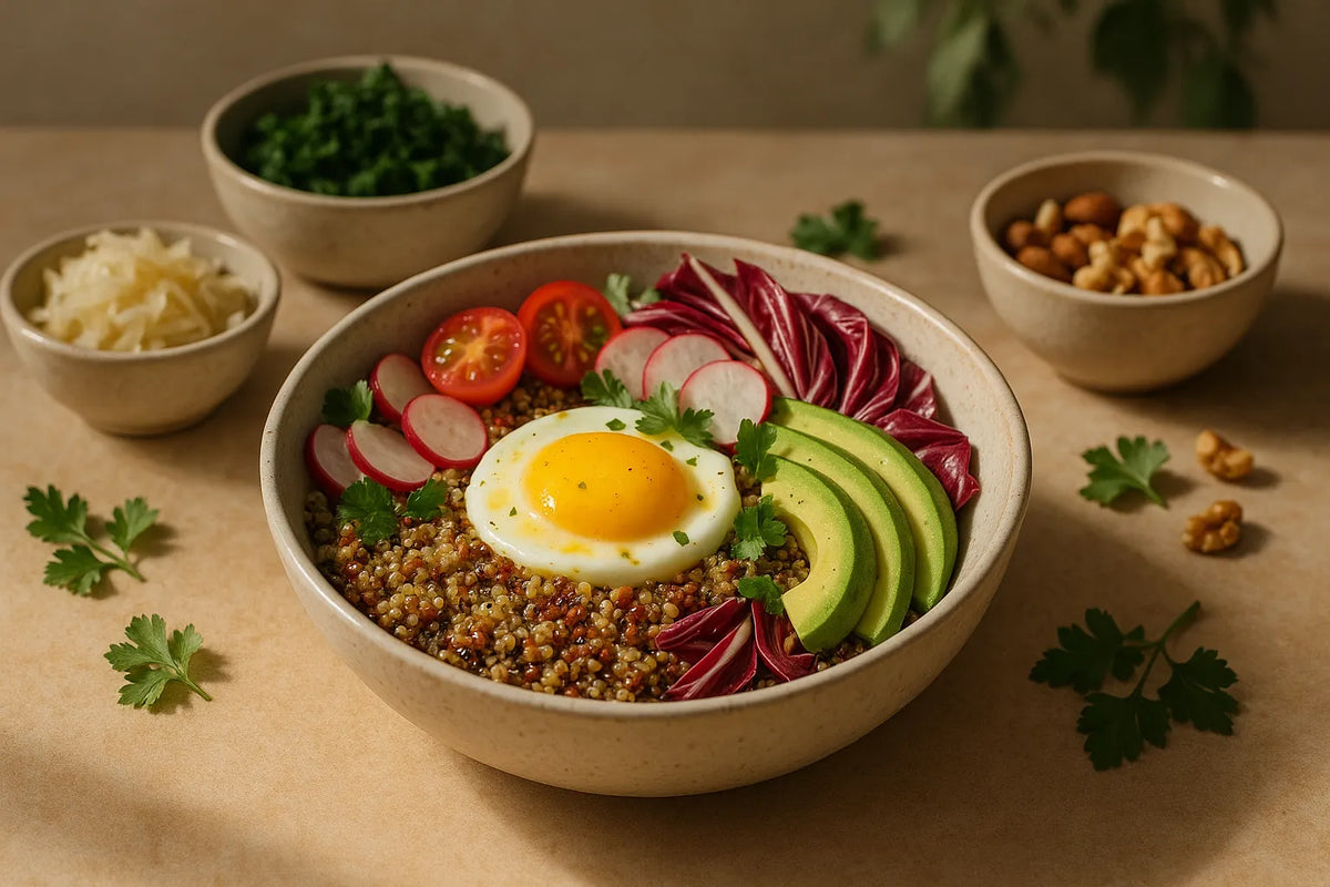 Quinoa Egg Breakfast Bowl