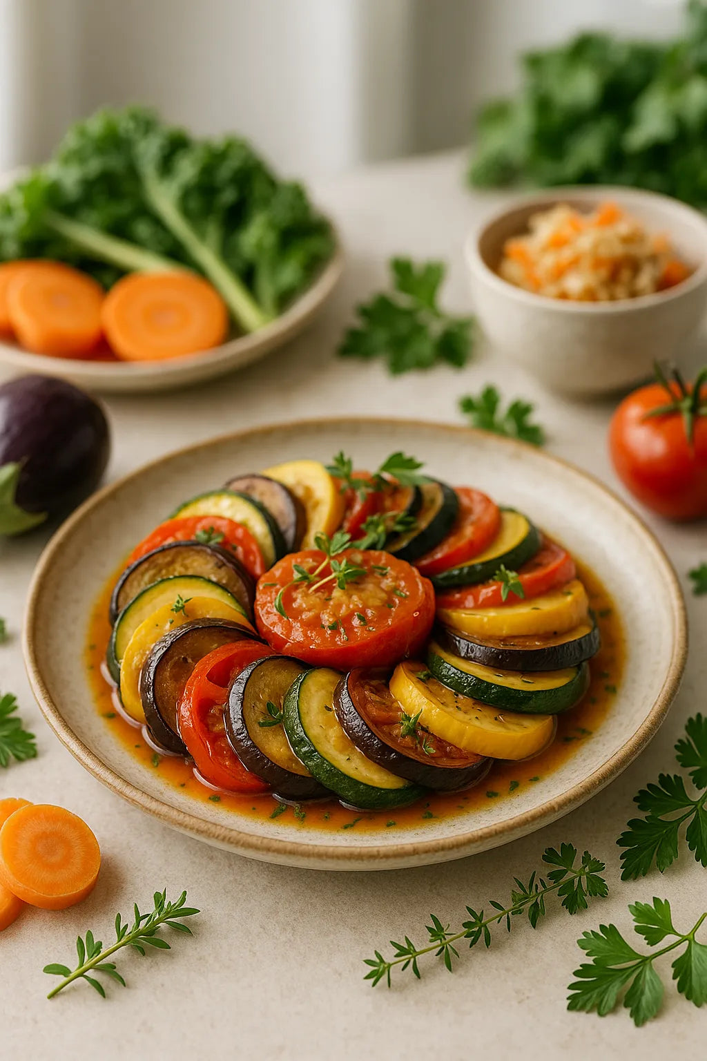 Ratatouille with Dutch vegetables
