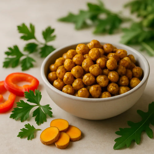 Roasted Chickpeas with Turmeric and Cumin