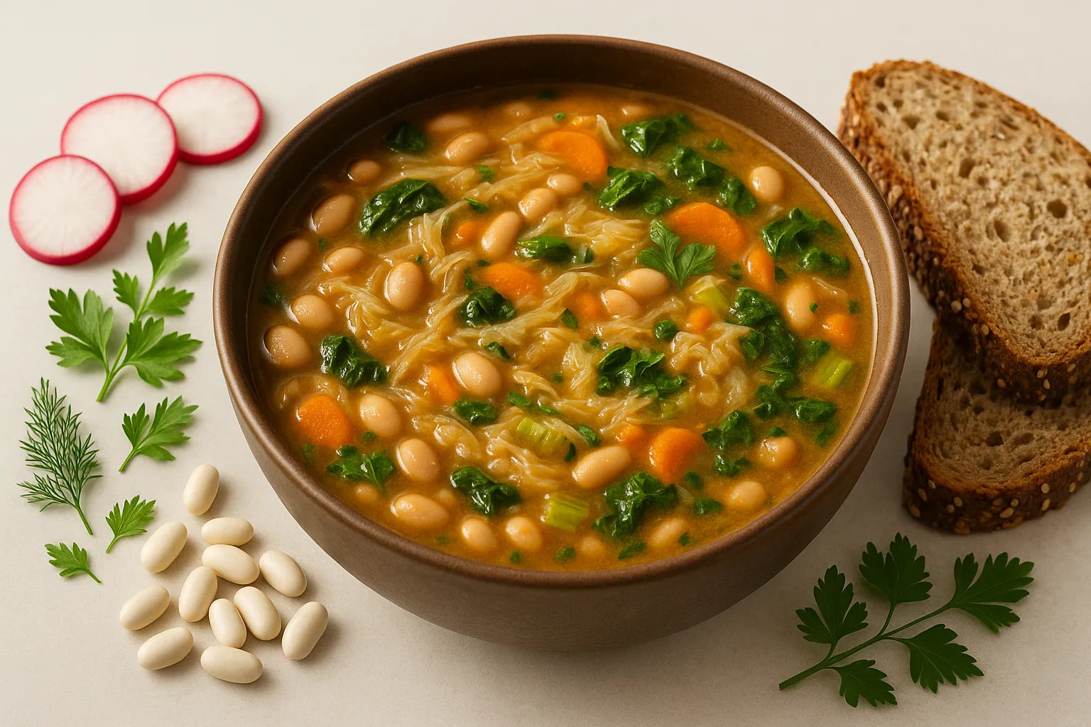 Sauerkraut Bean Soup