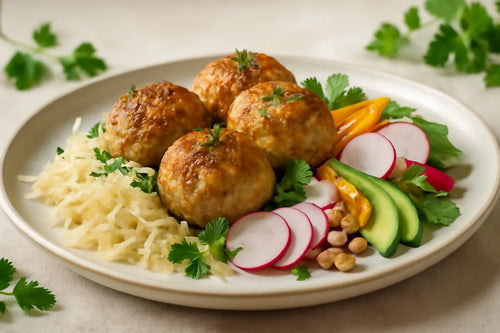 Sauerkraut turkey meatballs