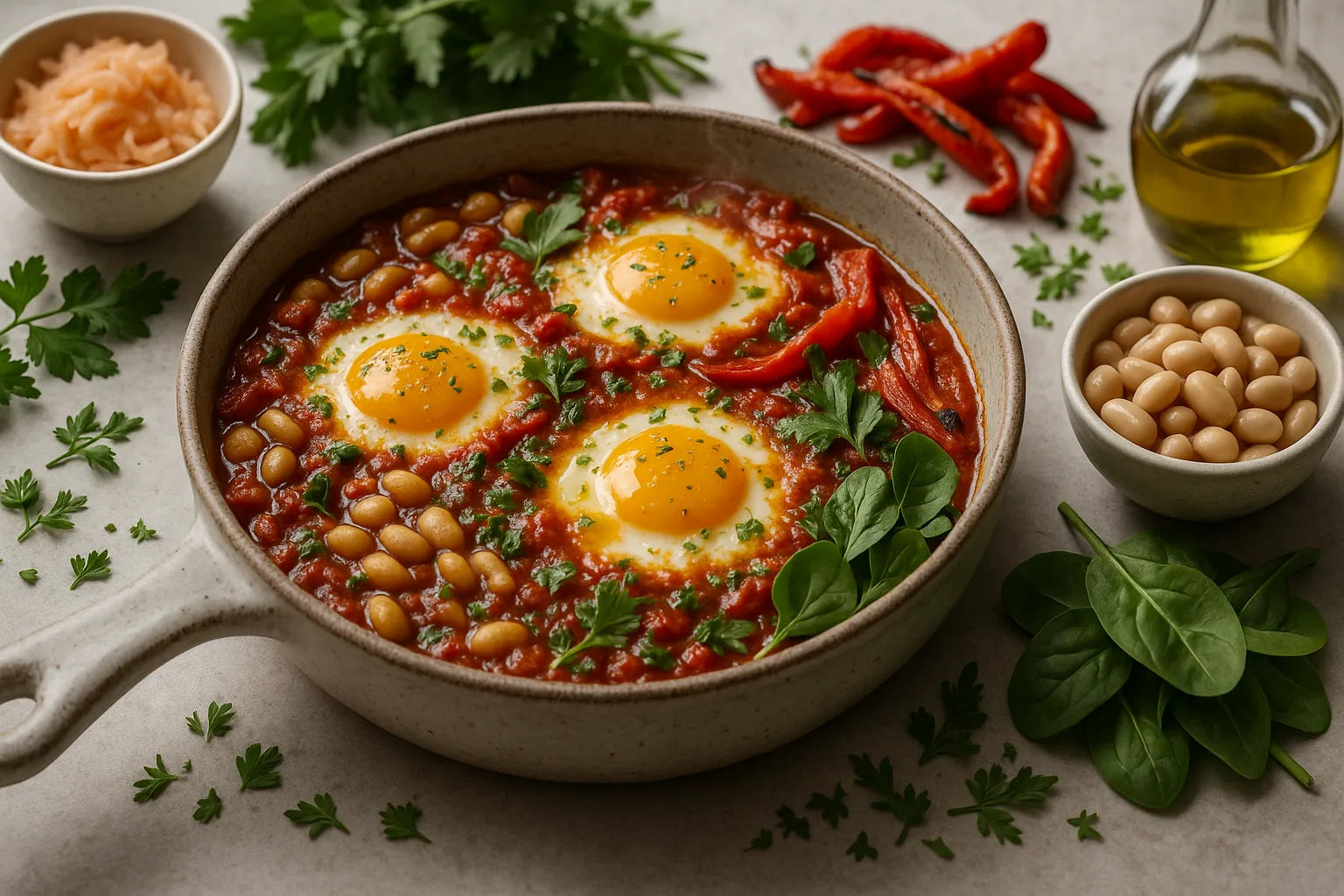 Shakshuka with White Beans