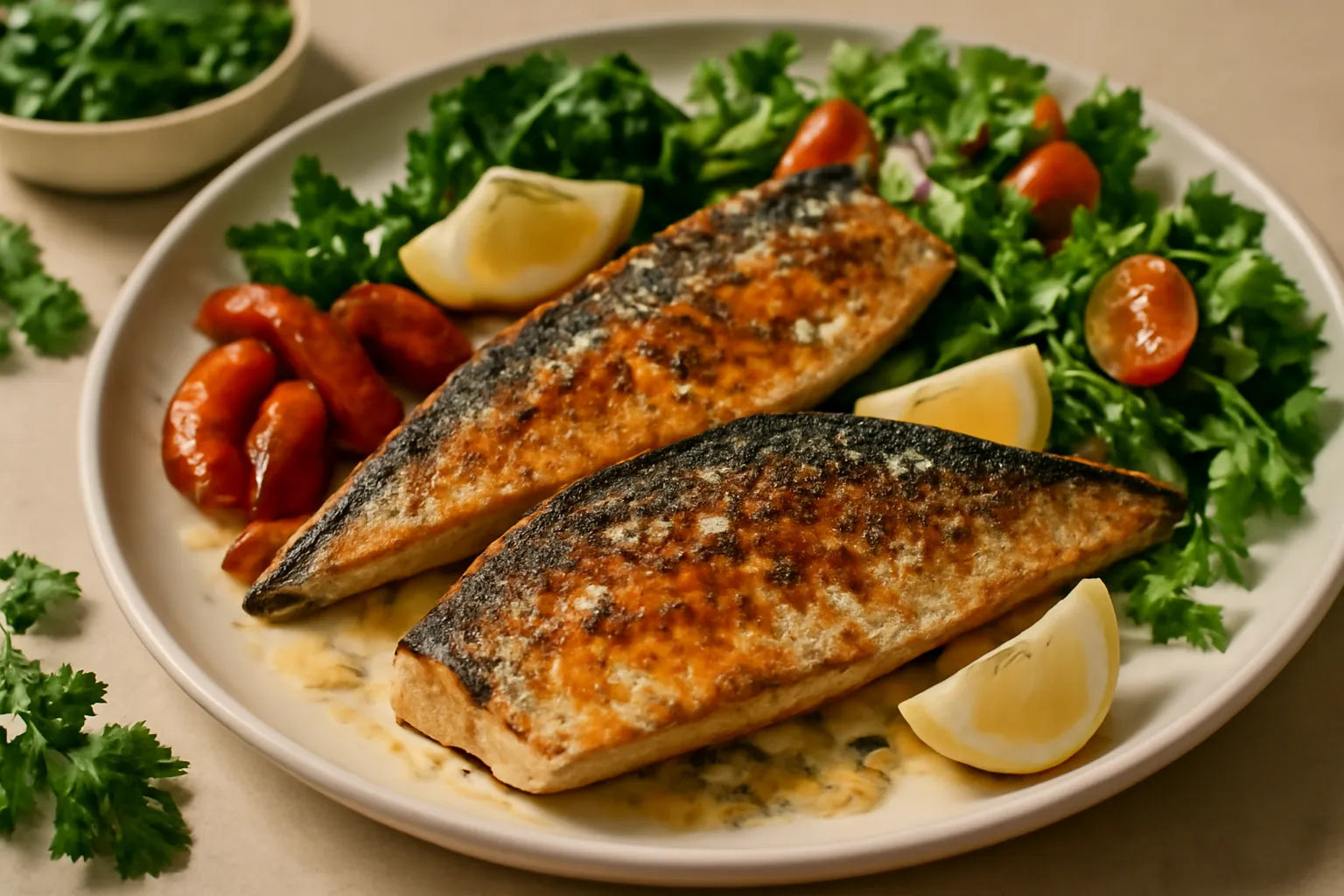 Spanish mackerel with paprika