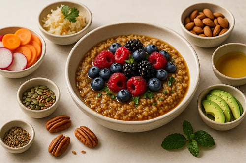 Spiced Quinoa Porridge with Berries