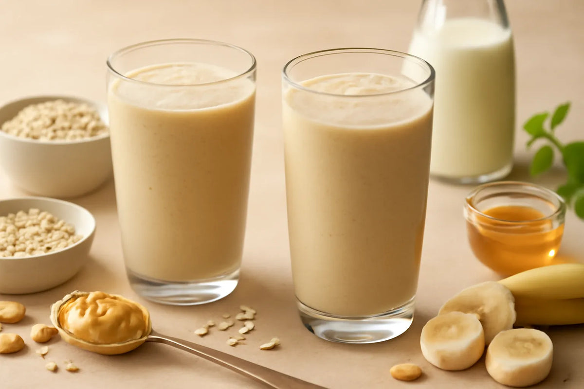 Sports Recovery Peanut Butter Oat Shake