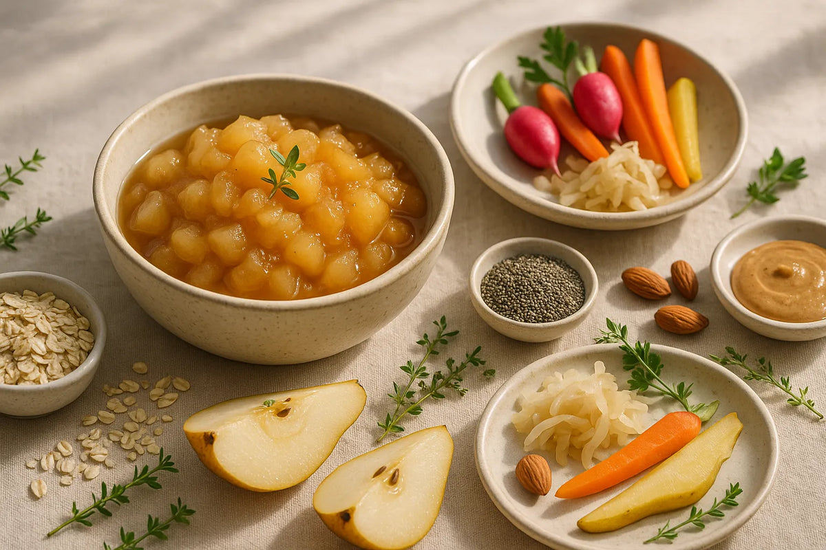Sugar-free pear compote