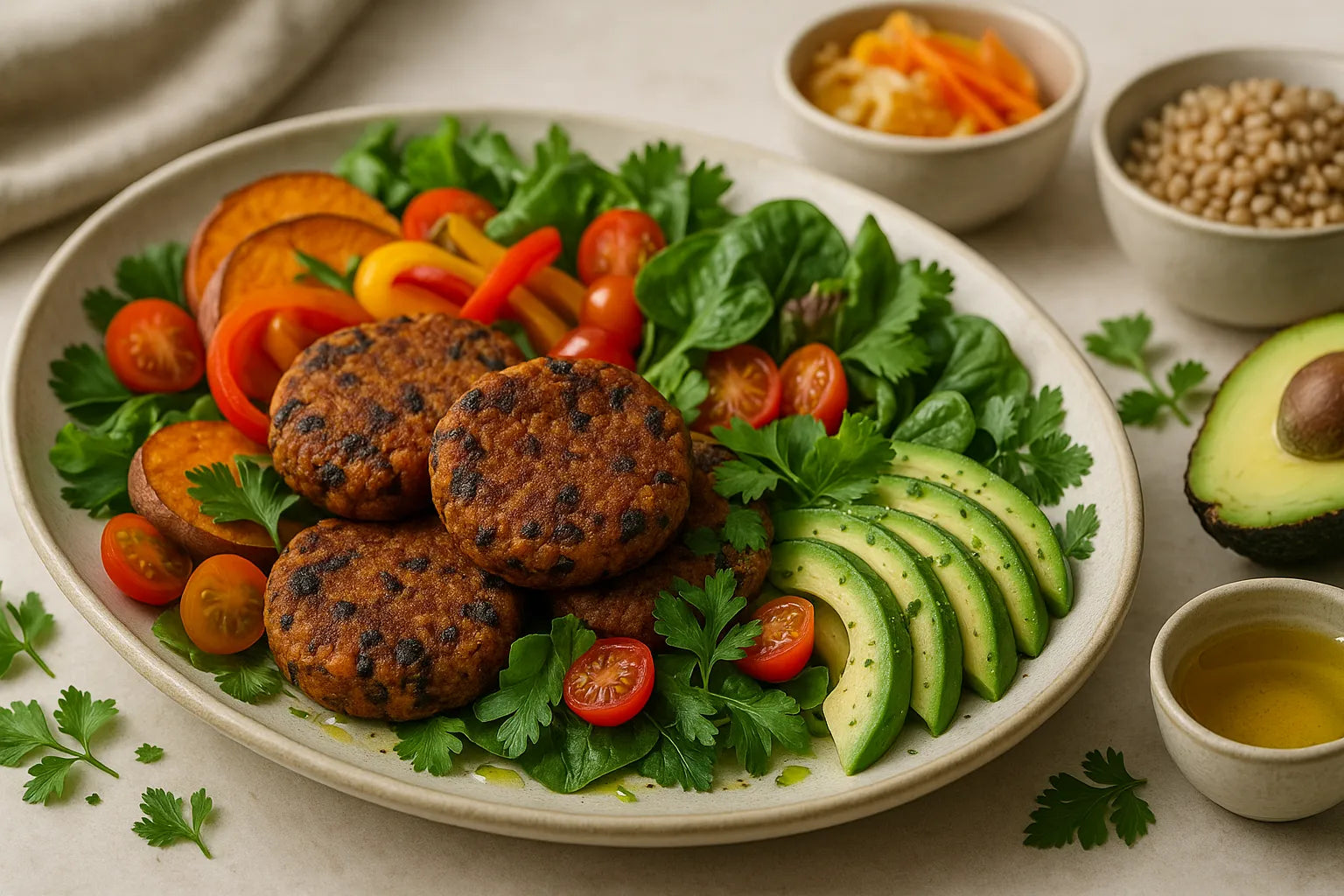 Sweet Potato Black Bean Patties