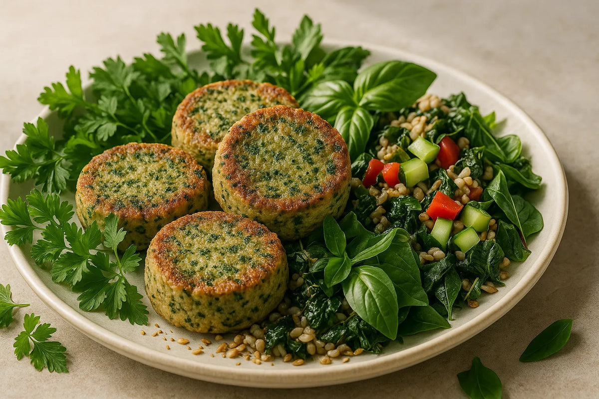 Tofu Herb Cakes