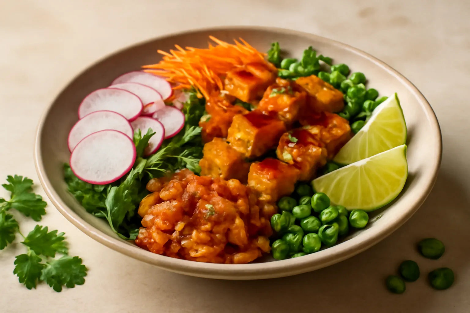 Tofu Kimchi Gochujang Lime Pokebowl