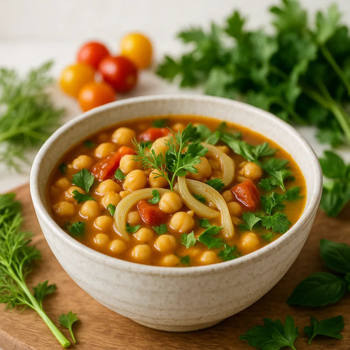 Tomato Chickpea Fennel Stew