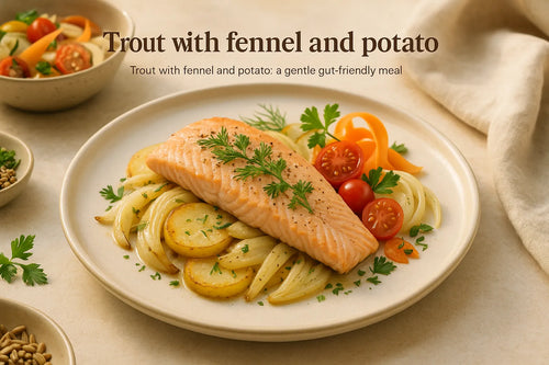 Trout with fennel and potato