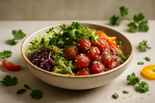Tuna Cabbage Chili Soy Pokebowl