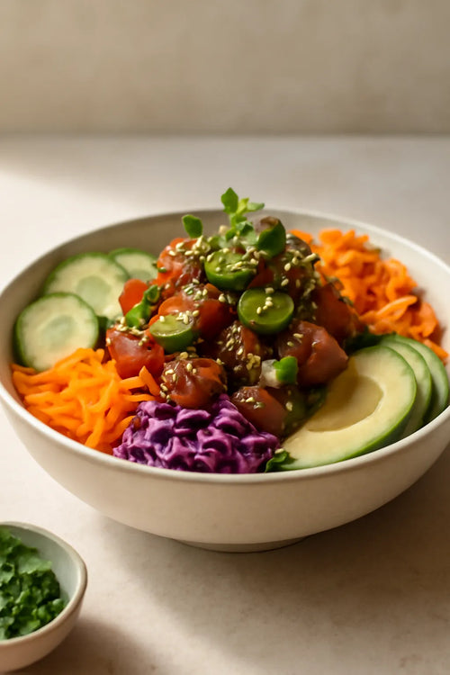 Tuna Jalapeño Chili Sesame Pokebowl
