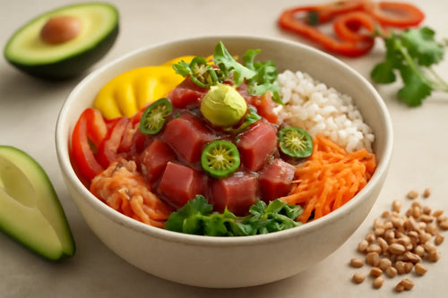 Tuna Jalapeño Wasabi Pokebowl