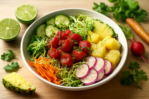 Tuna Pineapple Chili Lime Pokebowl
