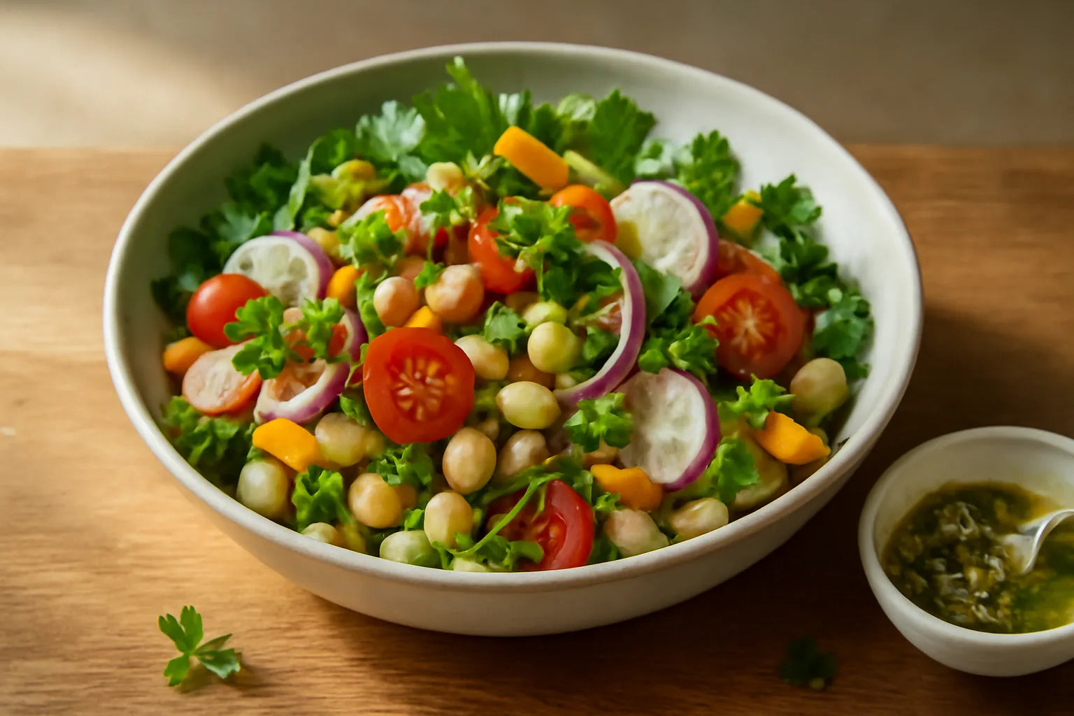 Toscaanse wittebonensalade