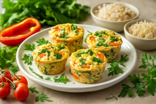 Vegetable omelet muffins