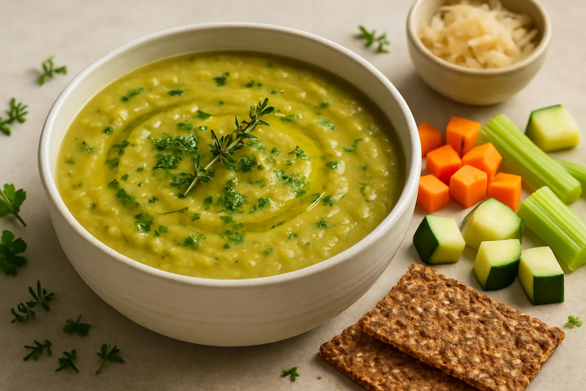 Vegetarian split pea soup
