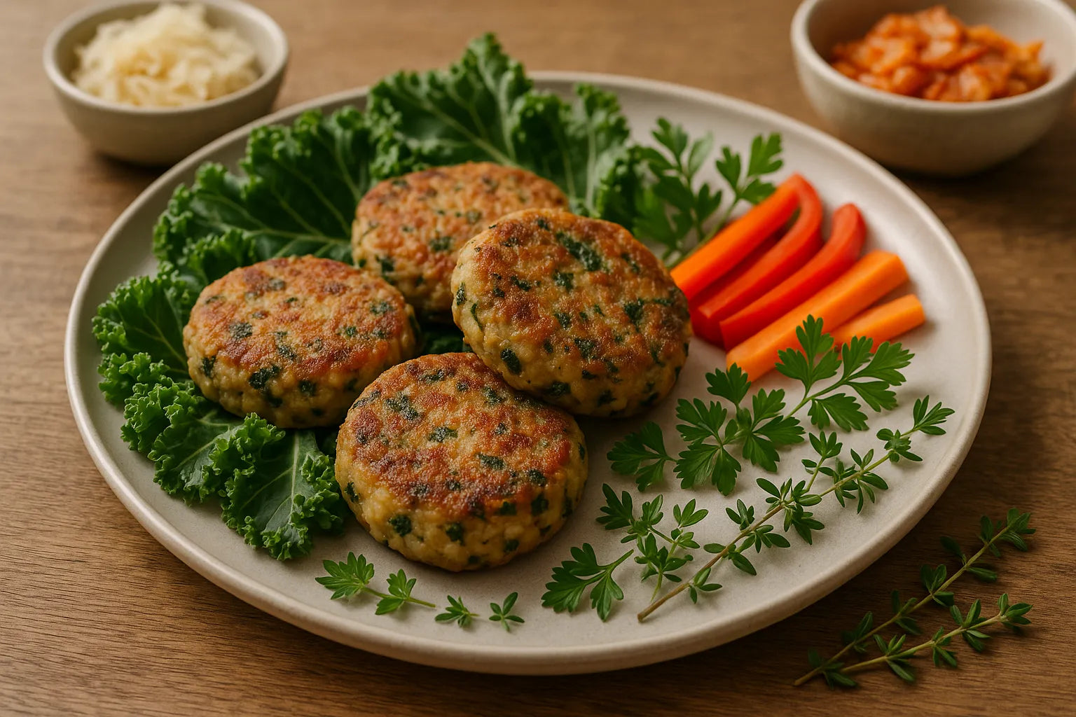 White Bean Kale Patties