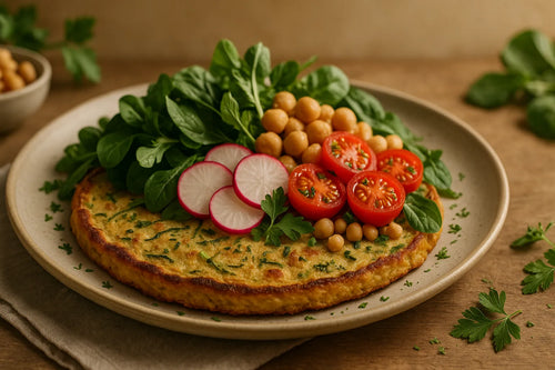 Zucchini Chickpea Socca